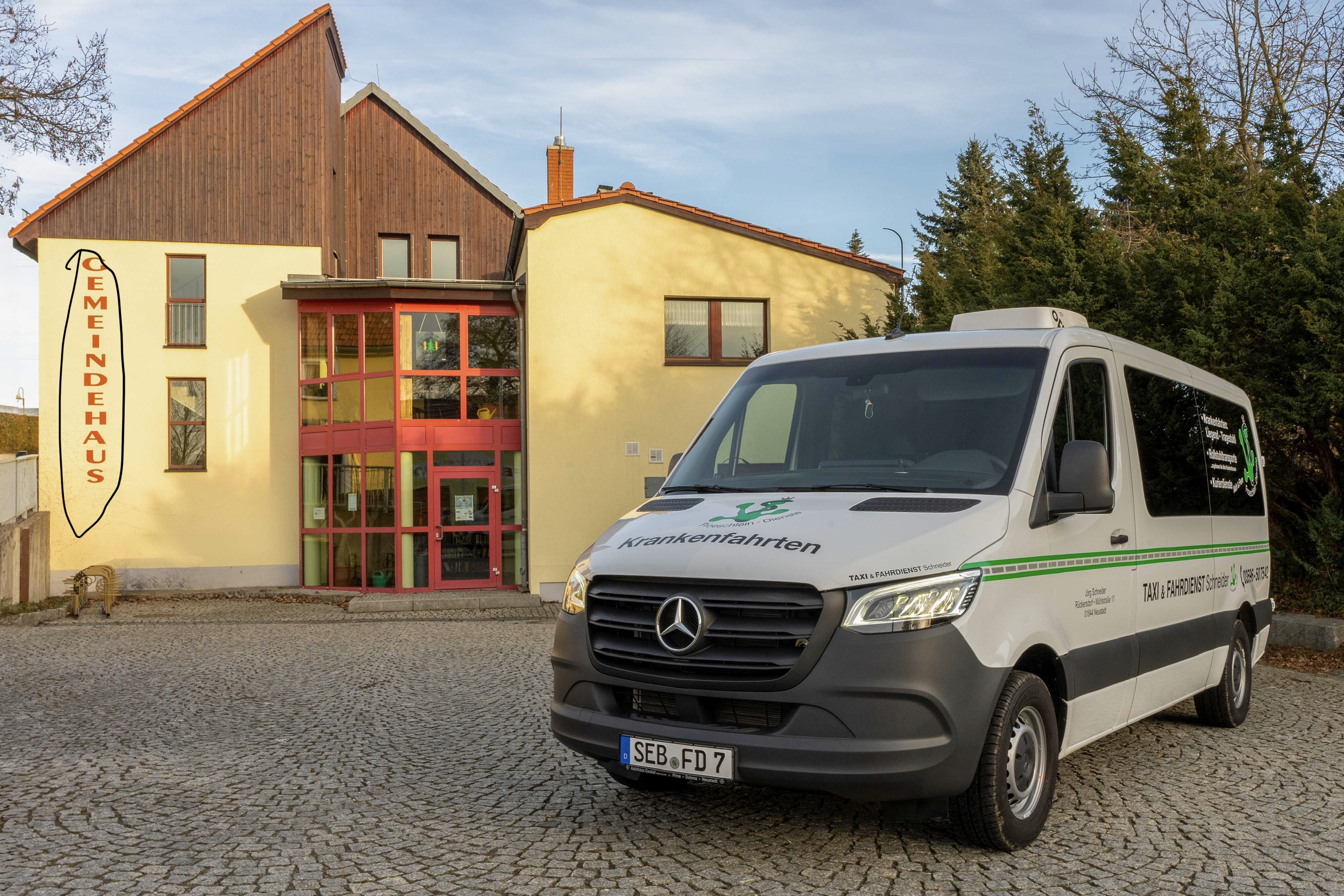 Fahrzeug für Krankenfahrten